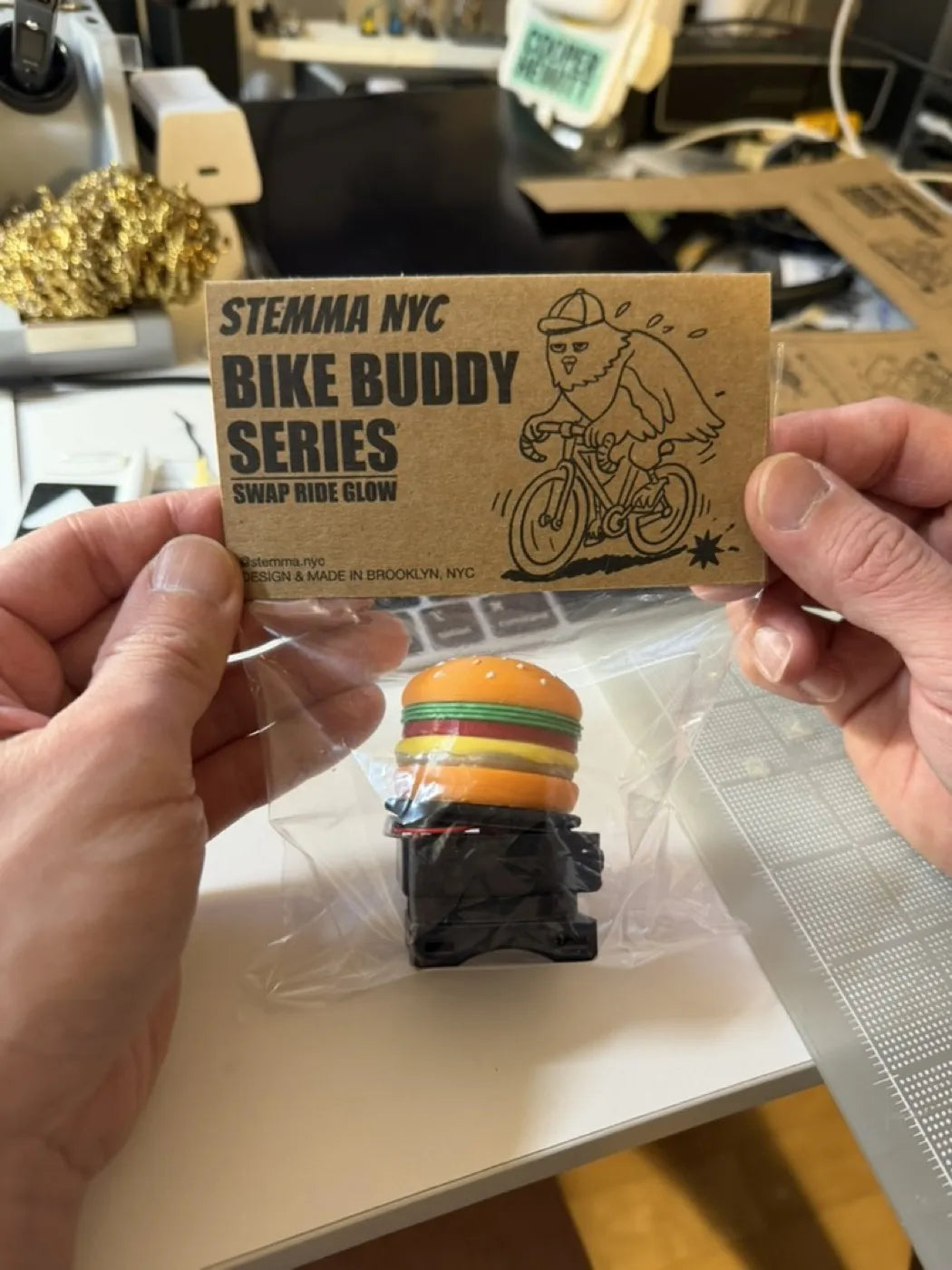 Bike Buddy packaging, front